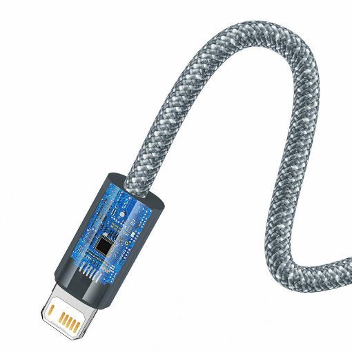 Εικόνα της Καλώδιο Baseus Dynamic USB to Lightning Braided 1m Gray CALD000416