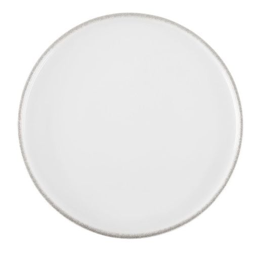 Εικόνα της Πιάτο Ρηχό Κάθετο Estia Pearl Πορσελάνινο 21cm White 07-15473