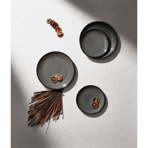 Εικόνα της Πιάτο Ριζότου Estia Pearl Πορσελάνινο 24cm Grey 07-16418