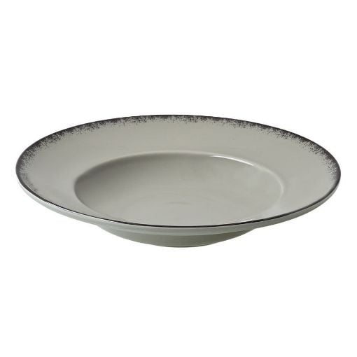 Εικόνα της Πιάτο Ριζότου Estia Pearl Πορσελάνινο 24cm Grey 07-16418