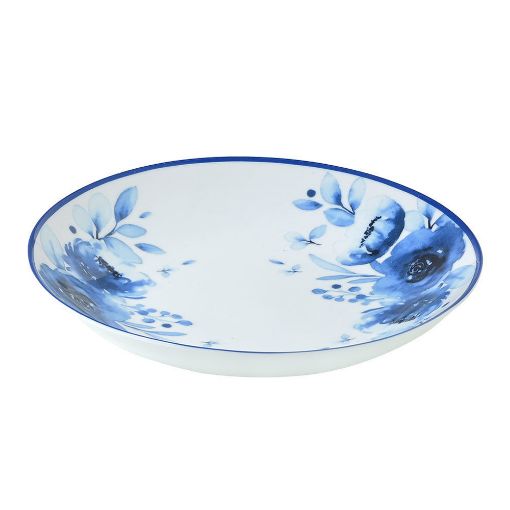 Εικόνα της Πιάτο Βαθύ Estia Blue Rose Πορσελάνινο 23cm 07-16104
