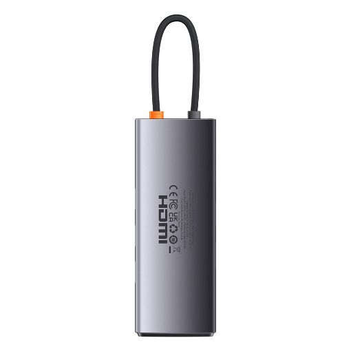 Εικόνα της Docking Station Baseus Metal Gleam USB-C 8-Port Gray WKWG050013