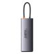 Εικόνα της Docking Station Baseus Metal Gleam USB-C 8-Port Gray WKWG050013
