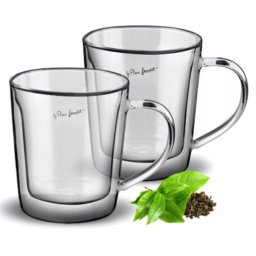 Εικόνα της Σετ Φλιτζάνια Lamart Vaso Coffee 350ml Clear 2τμχ LT9036