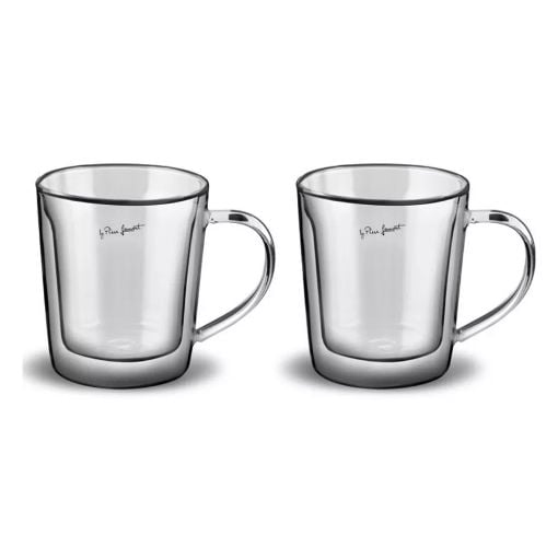 Εικόνα της Σετ Φλιτζάνια Lamart Vaso Coffee 350ml Clear 2τμχ LT9036