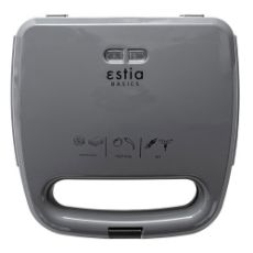 Εικόνα της Τοστιέρα Estia Aroma Grey 2 Θέσεων 750w Γκρι 06-10010