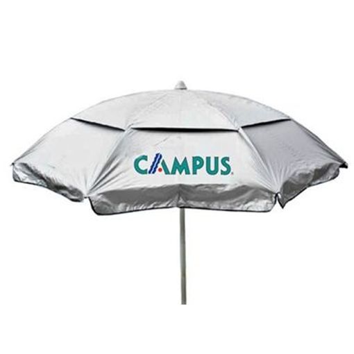 Εικόνα της Ομπρέλα Θαλάσσης Campus με Κλίση & Εξωτερική Ασημί Επίστρωση 2m Λαχανί 371-0919-3