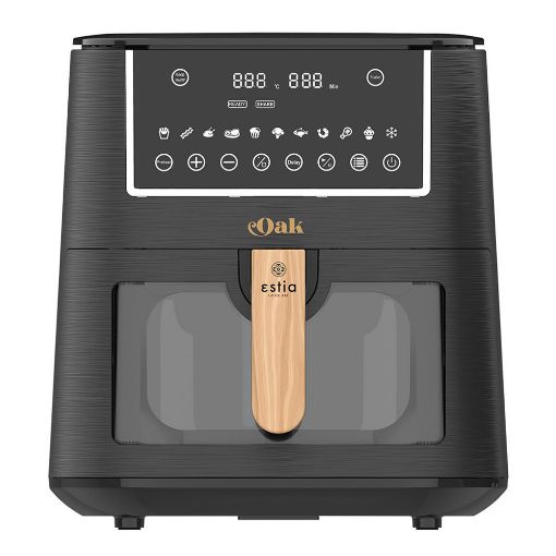 Εικόνα της Φριτέζα Αέρος Estia Oak 1500w 7.2lt Mε Ψηφιακή Οθόνη & 11 Προγράμματα Μαγειρέματος 06-18931