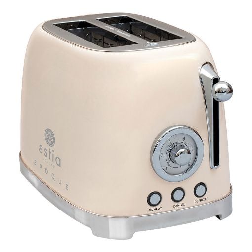 Εικόνα της Φρυγανιέρα Estia Retro Epoque 2 Θέσεων 815w Κρεμ 06-12151