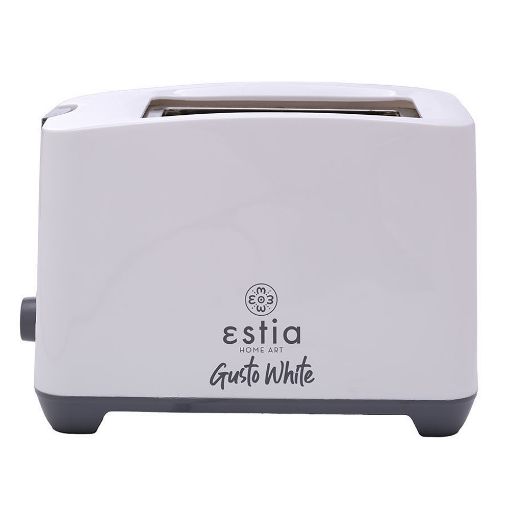 Εικόνα της Φρυγανιέρα Estia Gusto White 2 Θέσεων Με 7 Επίπεδα Ψησίματος 750w Λευκή 06-13820