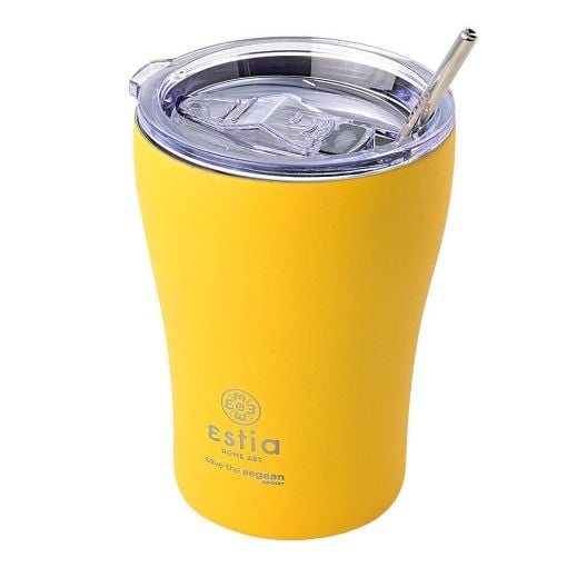 Εικόνα της Ποτήρι Θερμός Estia Coffee Mug Save The Aegean 350ml Pineapple Yellow 01-12458