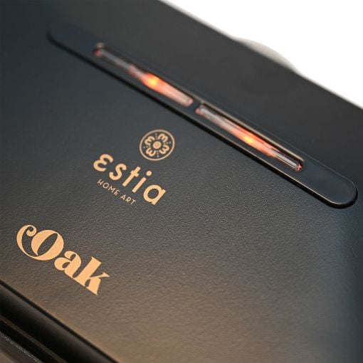 Εικόνα της Τοστιέρα Estia Oak 2 Θέσεων 1300w Με Αντικολλητικές Πλάκες 06-18948