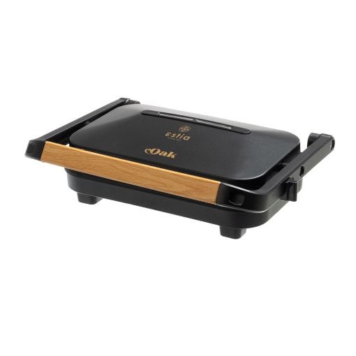 Εικόνα της Τοστιέρα Estia Oak 2 Θέσεων 1300w Με Αντικολλητικές Πλάκες 06-18948