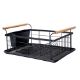 Εικόνα της Πιατοθήκη Estia Bamboo Essentials Μεταλλική Με Λαβές 44x32x20cm Μαύρη 01-12885