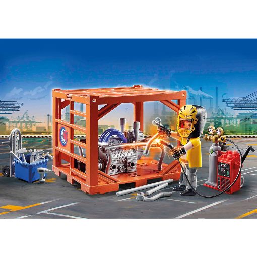 Εικόνα της Playmobil City Action - Κατασκευαστής Container 70774