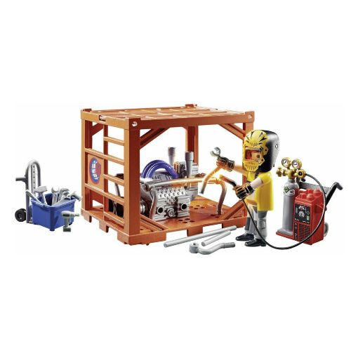Εικόνα της Playmobil City Action - Κατασκευαστής Container 70774