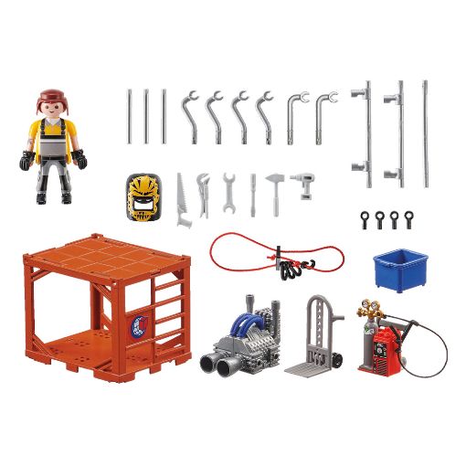 Εικόνα της Playmobil City Action - Κατασκευαστής Container 70774