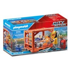 Εικόνα της Playmobil City Action - Κατασκευαστής Container 70774