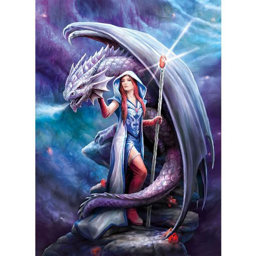Εικόνα της Clementoni - Puzzle Anne Stokes Dragon Mage 1000pcs 1260-39525
