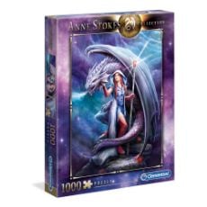 Εικόνα της Clementoni - Puzzle Anne Stokes Dragon Mage 1000pcs 1260-39525