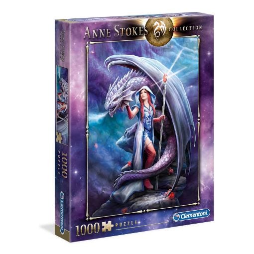 Εικόνα της Clementoni - Puzzle Anne Stokes Dragon Mage 1000pcs 1260-39525