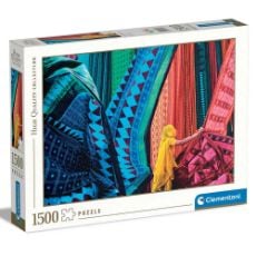 Εικόνα της Clementoni - Puzzle High Quality Collection Πολύχρωμα Κυμματιστά Υφάσματα 1500pcs 1220-31706