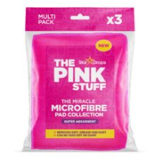 Εικόνα της Απορροφητικά Pads Καθαρισμού The Pink Stuff Microfibre Αbsorbent Cleaning Pads Pink (3 pieces)