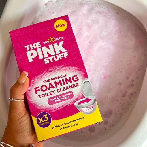 Εικόνα της Σκόνη Καθαρισμού Τουαλέτας The Pink Stuff The Miracle Foaming Toilet Cleaner 3x 100gr