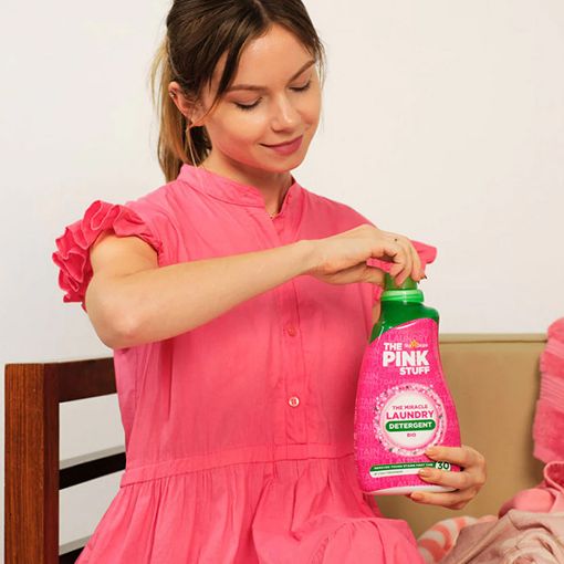 Εικόνα της Υγρό Απορρυπαντικό Ρούχων The Pink Stuff The Miracle Laundry Bio 960ml