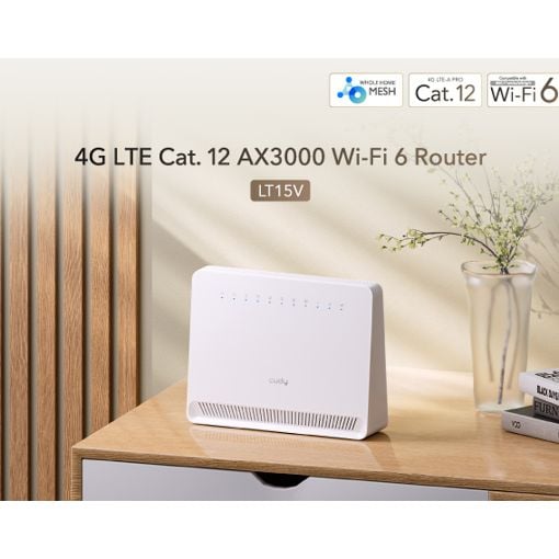 Εικόνα της Router Cudy LT15V 4G AX3000 VoIP/VoLTE WiFi-6 Dual-Band