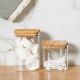 Εικόνα της Δοχείο Αποθήκευσης Estia Bamboo Essentials 950ml Γυάλινο Με Καπάκι 01-12939