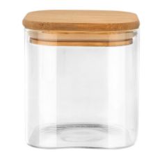 Εικόνα της Δοχείο Αποθήκευσης Estia Bamboo Essentials 550ml Γυάλινο Με Καπάκι 01-12922