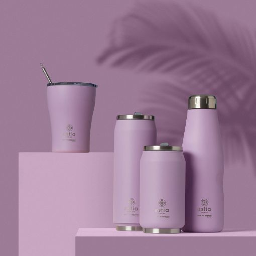 Εικόνα της Ποτήρι Θερμός Estia Coffee Mug Save The Aegean 350ml Lavender Purple 01-12090