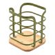 Εικόνα της Θήκη Για Κουτάλες Estia Bamboo Essentials Μεταλλική 12x12x14.5cm Λαδί 01-14155