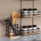 Εικόνα της Θήκη Για Κουτάλες Estia Bamboo Essentials Μεταλλική 12x12x14.5cm Μαύρη 01-13219