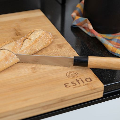 Εικόνα της Επιφάνεια Κοπής Estia Bamboo Essentials Γωνιακή Ξύλινη 48x38cm 01-14537