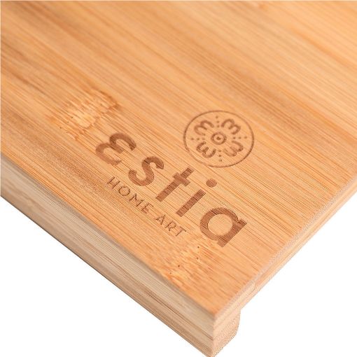 Εικόνα της Επιφάνεια Κοπής Estia Bamboo Essentials Γωνιακή Ξύλινη 48x38cm 01-14537