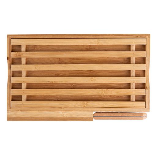 Εικόνα της Επιφάνεια Κοπής Estia Bamboo Essentials Με Μαχαίρι Ψωμιού 35.5x22x3.5cm 01-12946