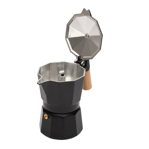 Εικόνα της Μπρίκι Espresso Estia 150ml Με Σώμα Αλουμινίου Μαύρο 01-20644
