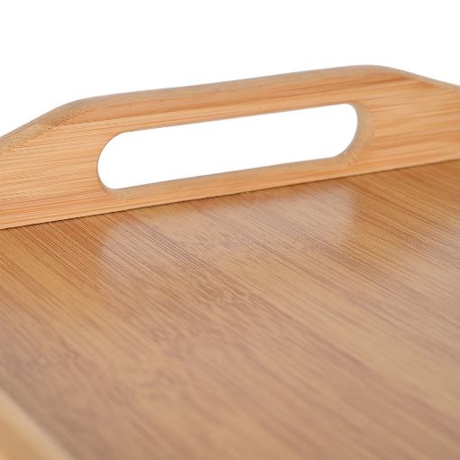 Εικόνα της Δίσκος Σερβιρίσματος Estia Bamboo Essentials 50x30x21cm Με Αναδιπλούμενα Πόδια 02-18184