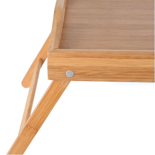 Εικόνα της Δίσκος Σερβιρίσματος Estia Bamboo Essentials 50x30x21cm Με Αναδιπλούμενα Πόδια 02-18184