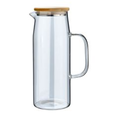 Εικόνα της Κανάτα Estia Bamboo Essentials Γυάλινη 1000ml Με Καπάκι 01-19587