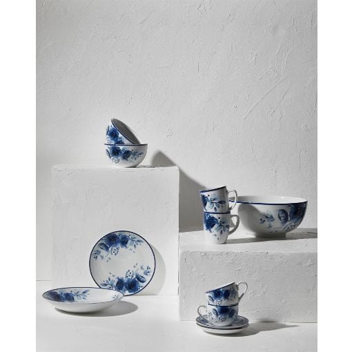 Εικόνα της Μπολ Estia Blue Rose Πορσελάνινο 14cm 07-16197