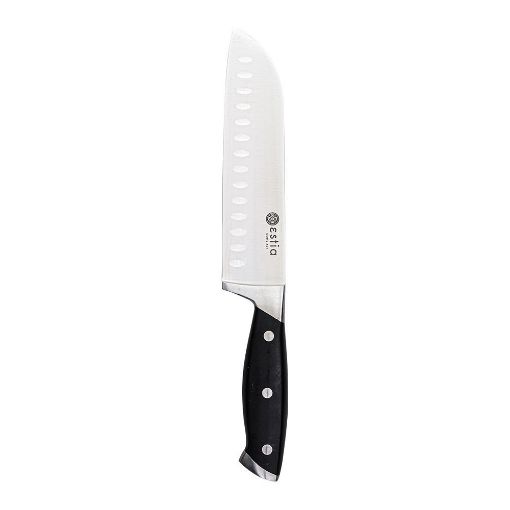 Εικόνα της Μαχαίρι Estia Santoku Butcher Ανοξείδωτο 2.3mm με Λεπίδα 3CR14 01-7010