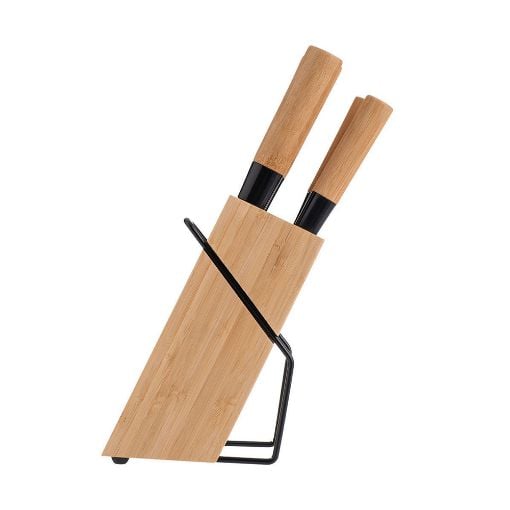 Εικόνα της Σετ Μαχαίρια Estia Bamboo Essentials με Βάση 5τμχ 01-12854