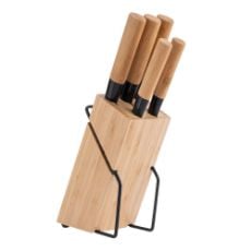 Εικόνα της Σετ Μαχαίρια Estia Bamboo Essentials με Βάση 5τμχ 01-12854