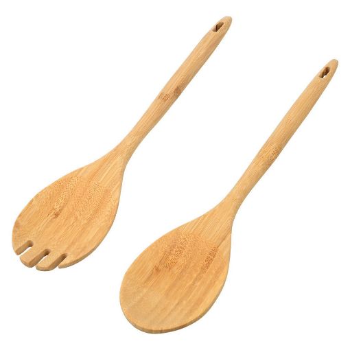 Εικόνα της Κουτάλα & Πιρούνα Estia Bamboo Essentials Σετ 2 Τεμ 01-20224