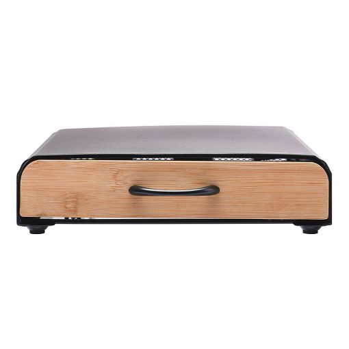 Εικόνα της Θήκη για Κάψουλες Espresso Estia Bamboo Essentials Μεταλλική Συρταρωτή 60 Θέσεων Μαύρη 01-19884