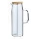 Εικόνα της Κανάτα Estia Bamboo Essentials Γυάλινη 1500ml Με Καπάκι 01-19594