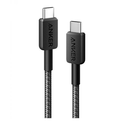 Εικόνα της Καλώδιο Anker 332 Type-C to Type-C 60W Black 1.8m A81F6G11